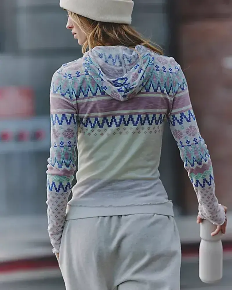 Free People Breathe Easy Printed Layer | Titan