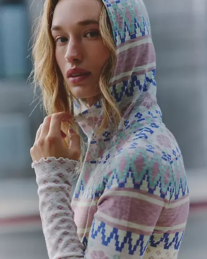 Free People Breathe Easy Printed Layer | Titan