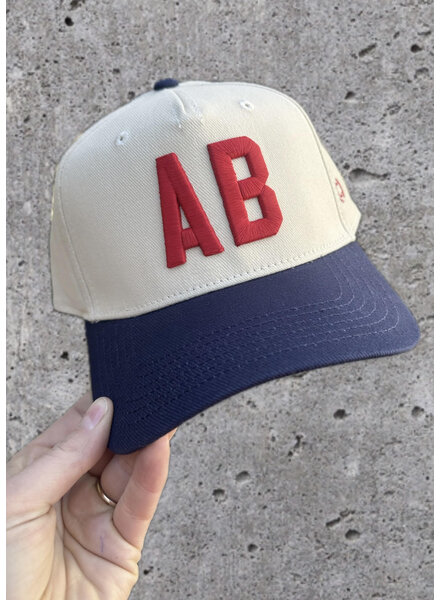 AB Two Toned Hat | Red Blue