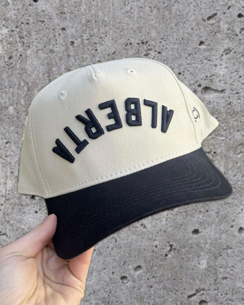 Alberta Two Toned Hat | Black