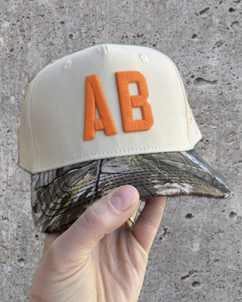 AB Two Toned Hat | Camo Orange