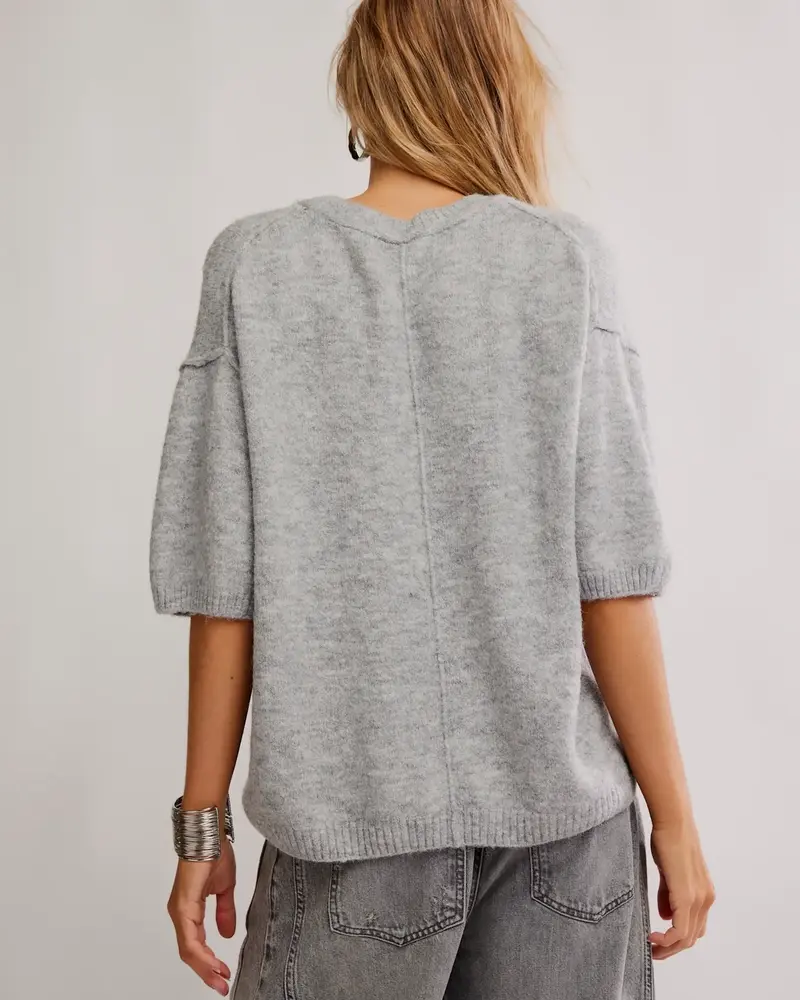 Free People Margot Sweater Tee | Heather Grey