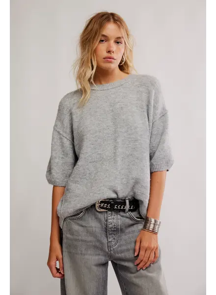 Free People Margot Sweater Tee | Heather Grey