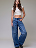 Sammie Barrel Jean | Medium Dark