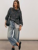 Free People Frankie Cable Knit Sweater | Black