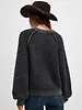 Free People Frankie Cable Knit Sweater | Black