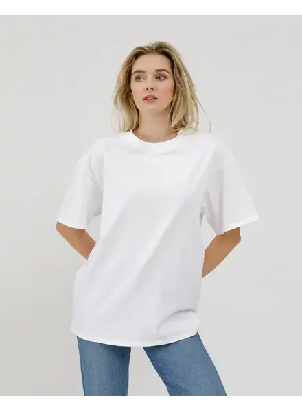 Oversized Boxy Tee | White