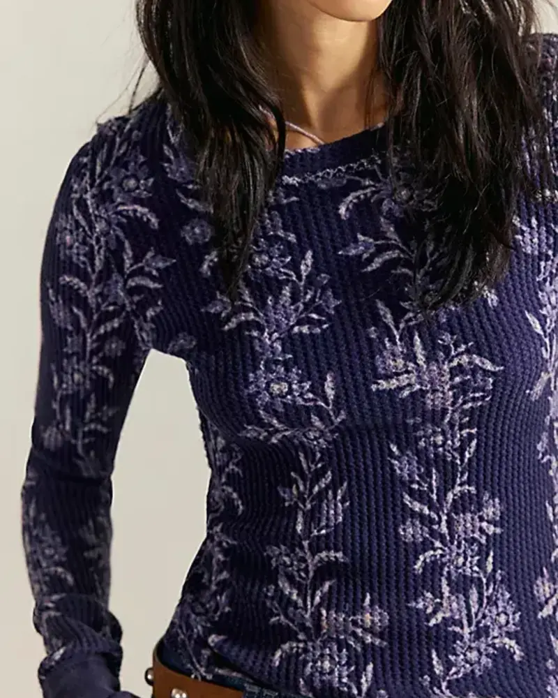 Free People Pretty Little Thermal | Blue