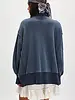 Free People Camden Henley Sweatshirt | Navy