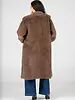 Faux Fur Long Coat | Mocha