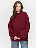 Nancie Oversized Sweater | Maroon