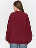Nancie Oversized Sweater | Maroon