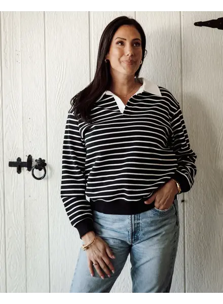 Striped Rugby Sweater