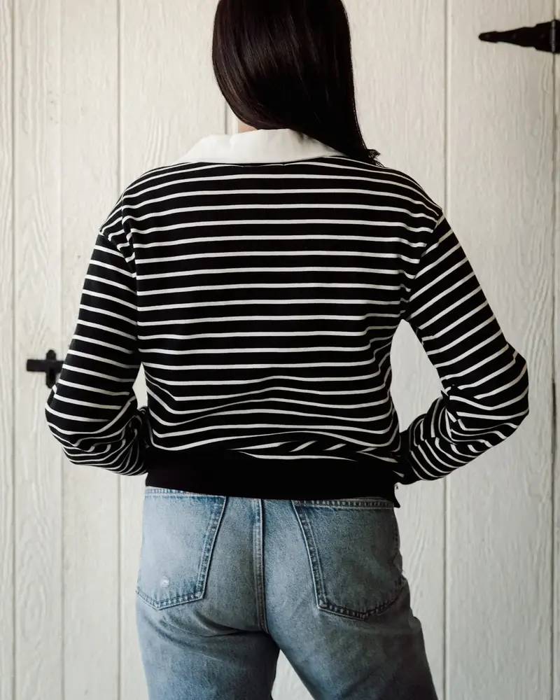 Striped Rugby Sweater