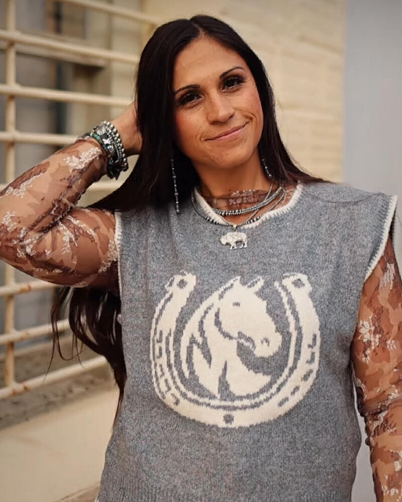 Horseshoe Sweater Vest