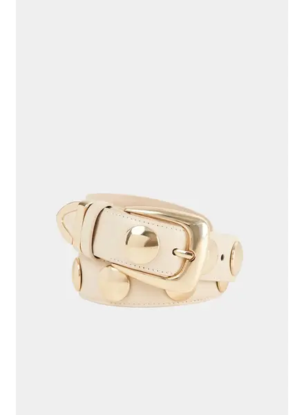 Bailey Belt | Bone Gold