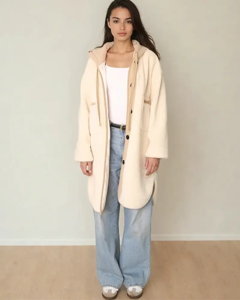 Nova 3/4 Hooded Coat