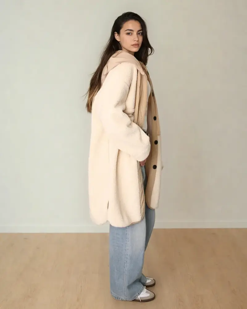 Nova 3/4 Hooded Coat