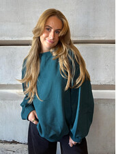 Nancie Oversized Sweater | Green