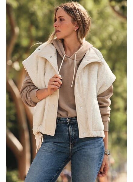 Free People Scout It Out Fleece Vest | Birch