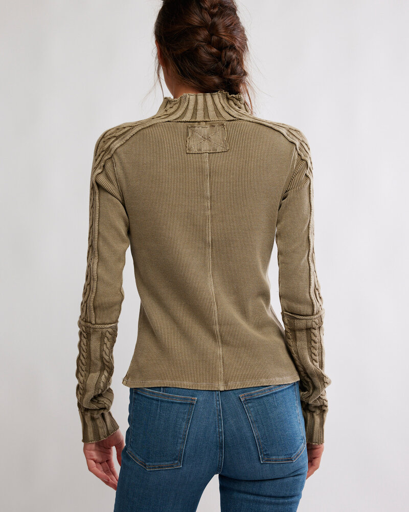 Free People Breezy Swit Top | Dune