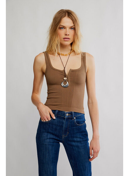 Free People Simply Soft Cami | Teak