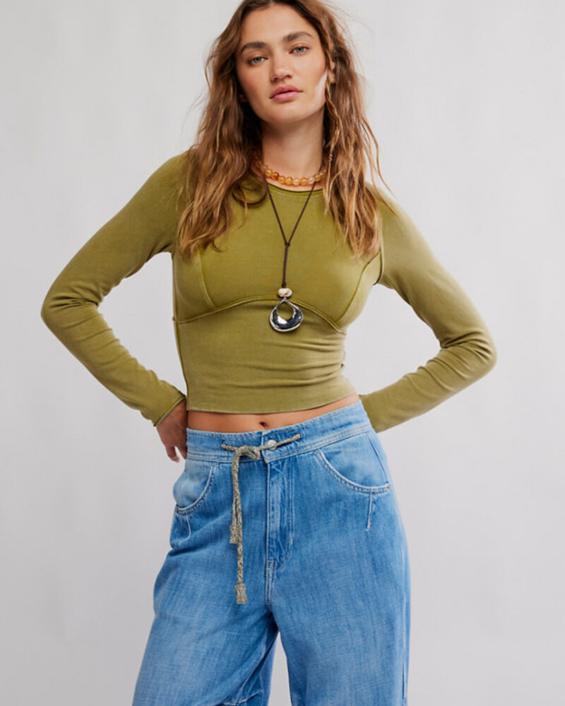 Free People Protagonist Long Sleeve | Olive