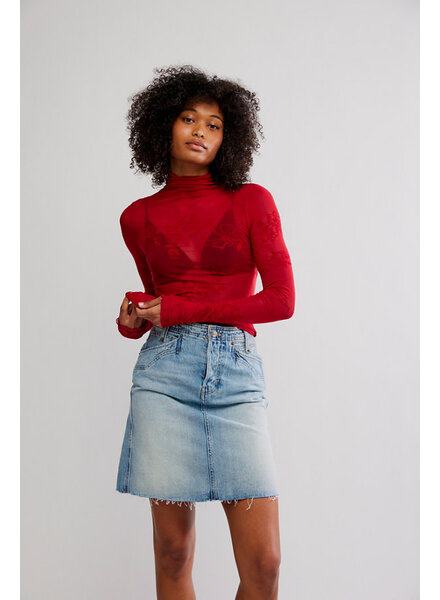 Free People You Decide Long Sleeve | Cherry