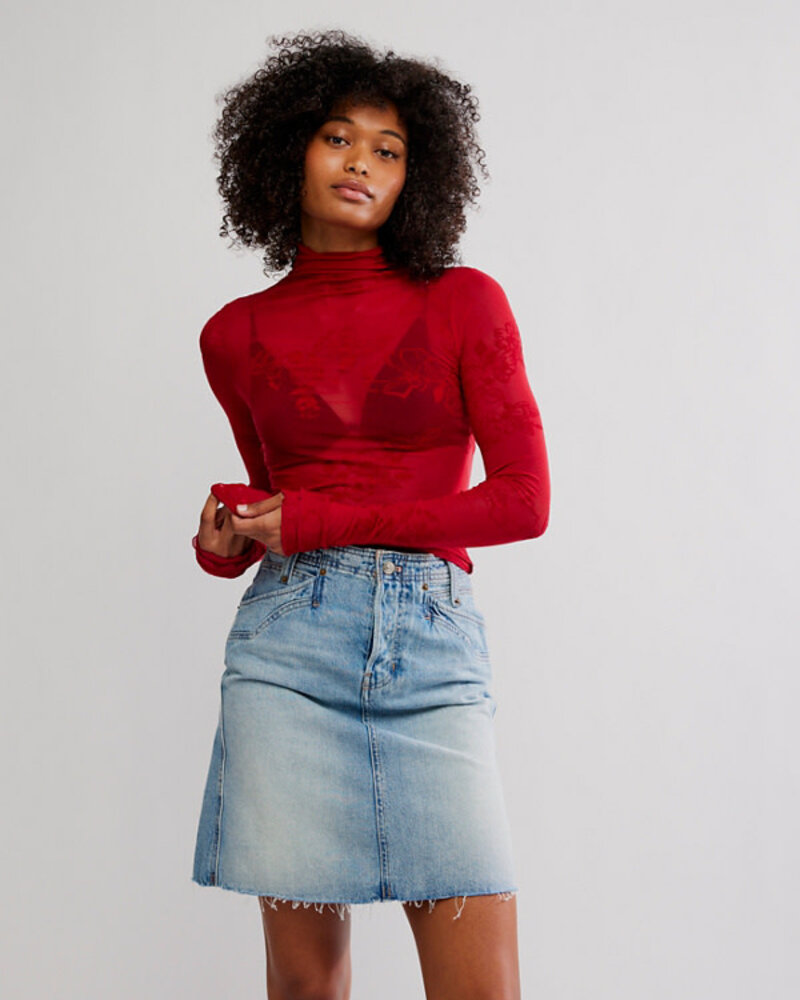 Free People You Decide Long Sleeve | Cherry