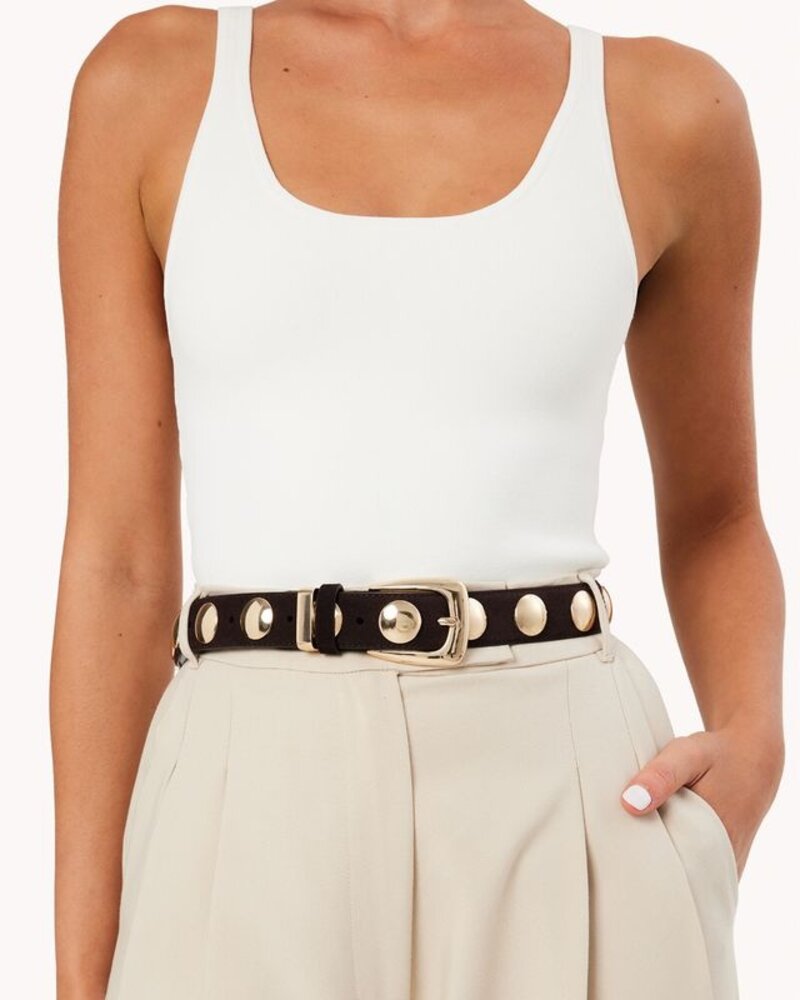Bailey Belt | Cocoa Suede