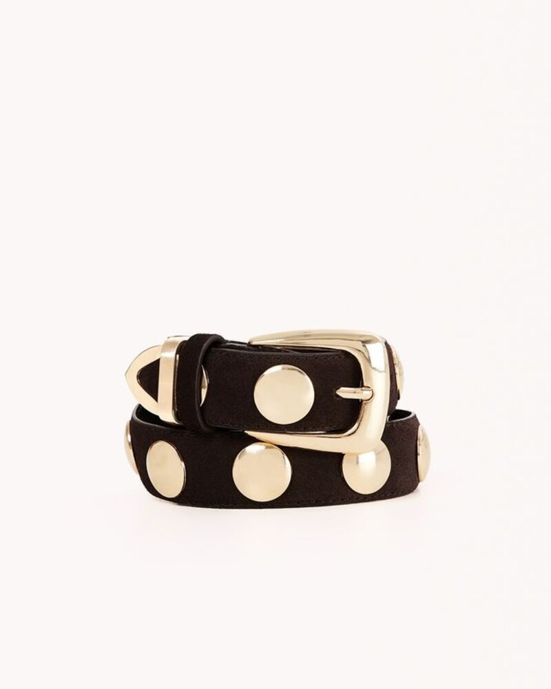 Bailey Belt | Cocoa Suede