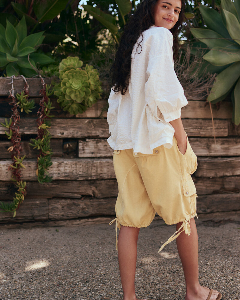 Free People Just Like Me Seersucker Shirt | Milk