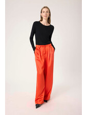 Liva Suiting Pants | Hot Red