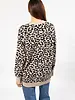 Smash + Tess Leopard Long Sweater | Taupe
