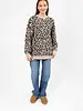 Smash + Tess Leopard Long Sweater | Taupe