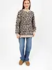 Smash + Tess Leopard Long Sweater | Taupe