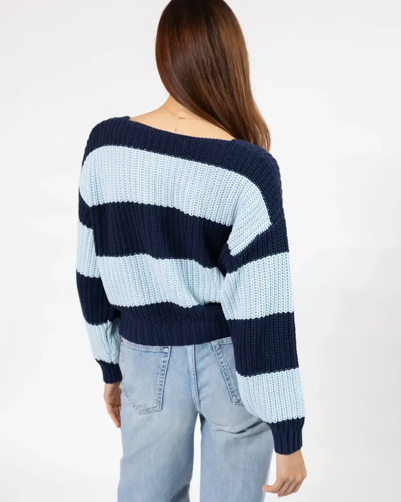 Smash + Tess Gracie Bow Tie Cardigan | Blue