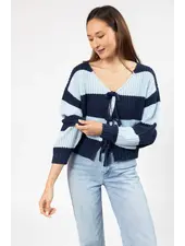 Smash + Tess Gracie Bow Tie Cardigan | Blue