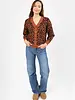 Smash + Tess Leopard Cardigan | Rust