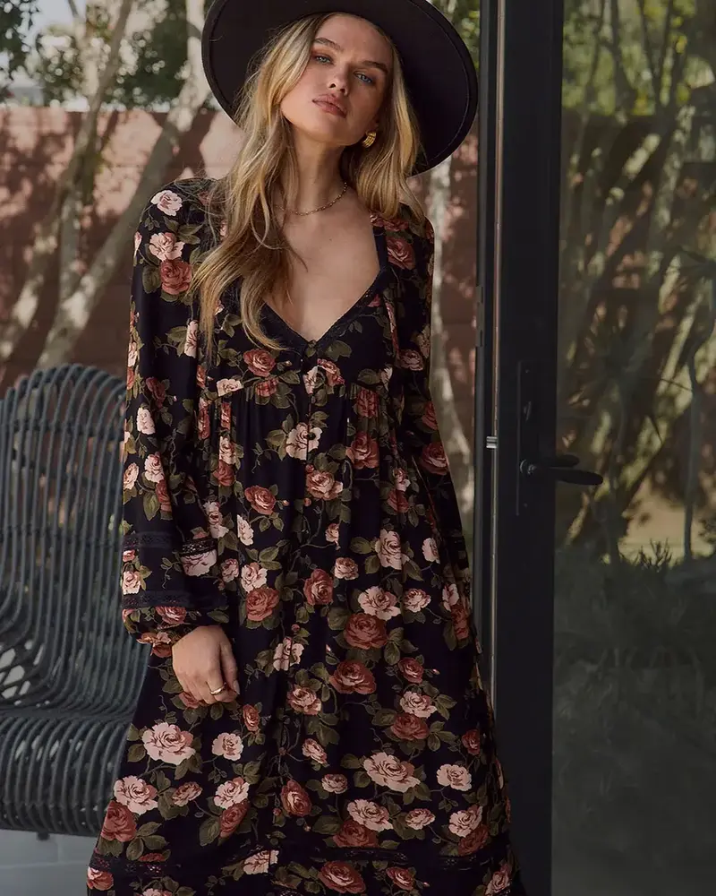 Salt Water Lux Tammie Multicolored Maxi Dress