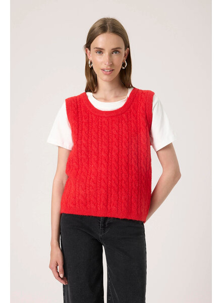 Vespera Waistcoat | Red