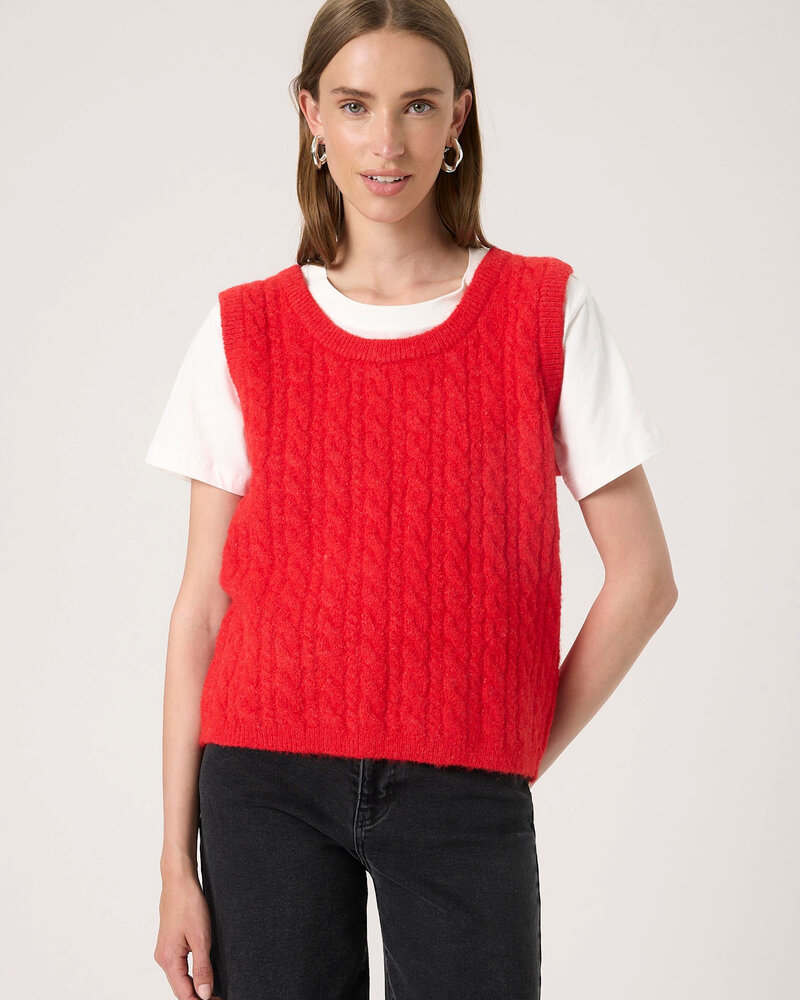 Vespera Waistcoat | Red