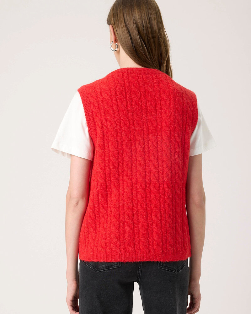 Vespera Waistcoat | Red