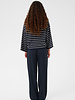 Spina Boxy Pullover Cropped | Navy