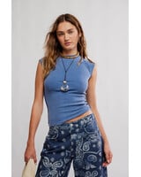 Free People Ever Had Tee| Indigo Blue