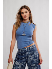 Free People Ever Had Tee| Indigo Blue