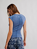 Free People Ever Had Tee| Indigo Blue