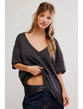 Free People Nina Tee V | Black