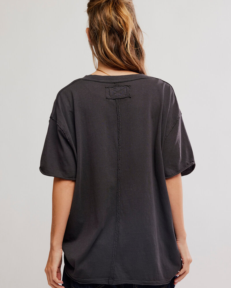 Free People Nina Tee V | Black