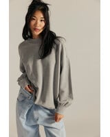Free People Palm Spring Turtleneck Pullover | Heather Grey